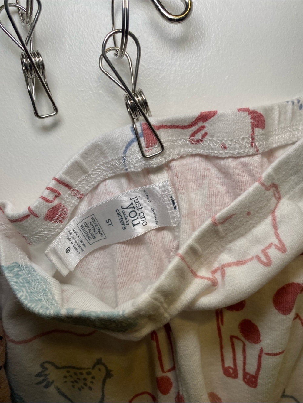 Girls' 5T Mixed Print Leggings Bundle - Hearts, Leopard, Animals, Rainbows - Picture 6 of 9